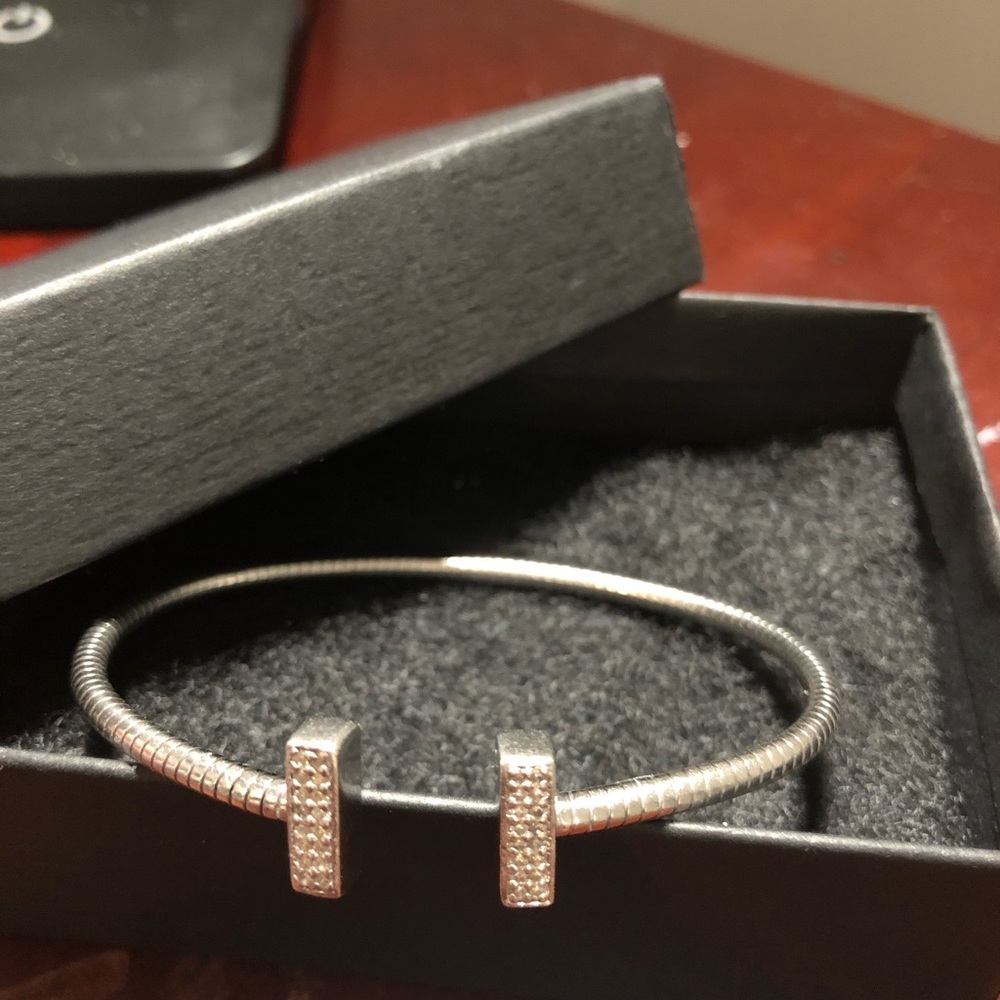 T Cuff Link Bracelet
